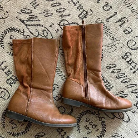 Old Navy Shoes Girls Size Tall Brown Boots Poshmark